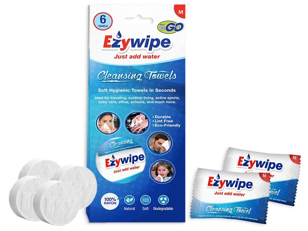 Compressed Cleansing Towels Individually - buyezywipe.com