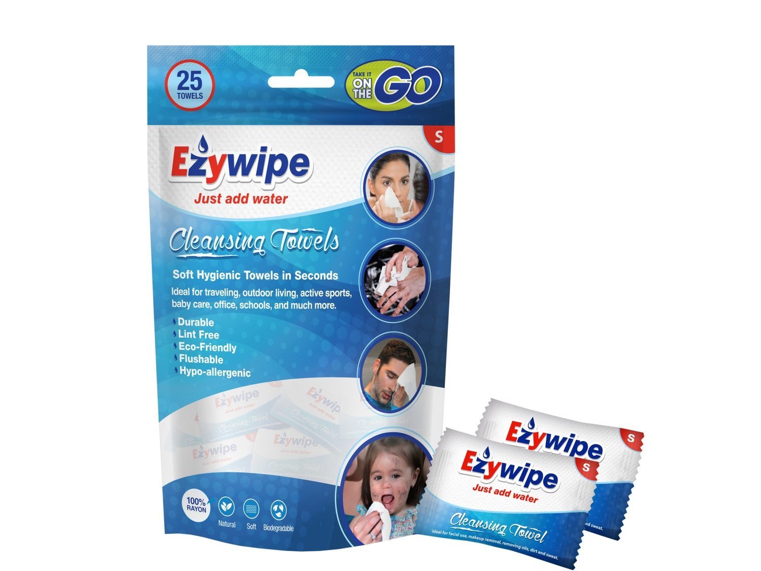 Compressed Towels 25 Individually Wrapped - buyezywipe.com