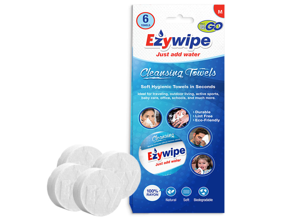 Compressed Cleansing Towels Individually - buyezywipe.com