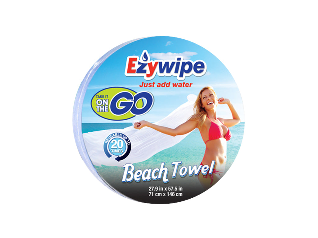 Ezywipe XL Towel Sports & Travel & Beach & Camping Fast Drying - Super Absorbent - Ultra Compact. Great for Gym, Beach, Swimming, Backpacking, Hiking