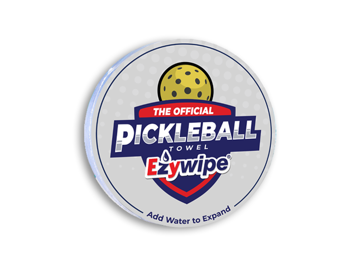 Ezywipe Official Pickleball Towel. Cooling Towel [16"x24"], Soft Breathable, Odor Free, Washable, Super Absorbent. Biodegradable - 6 Pack